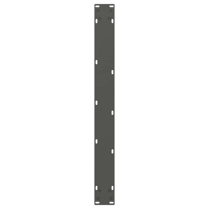 spisebordsben V-formet 3 stk. antracit 100x(72-73,3) cm stål