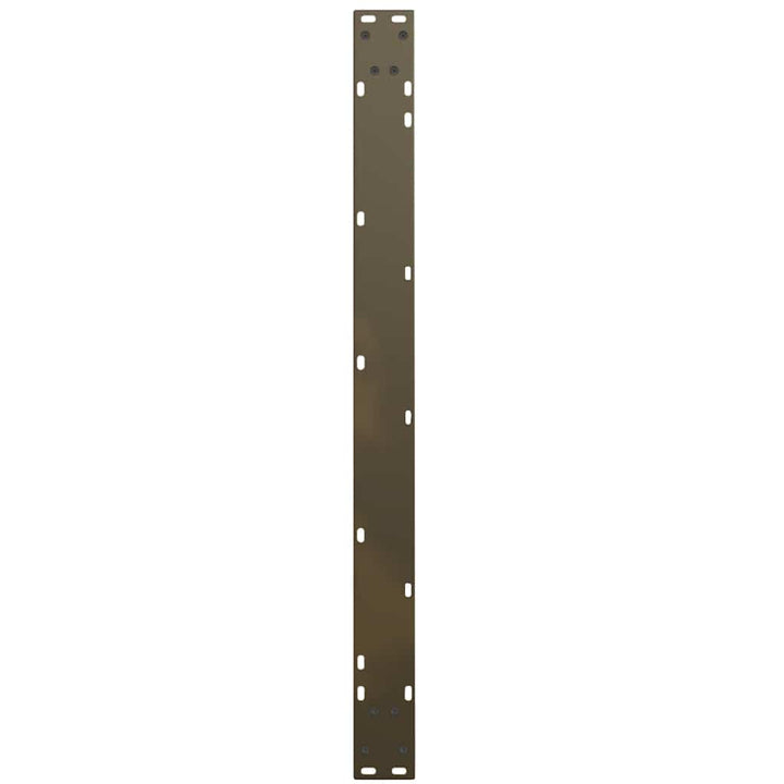 spisebordsben V-formet 2 stk. naturstål 100x(72-73,3) cm stål