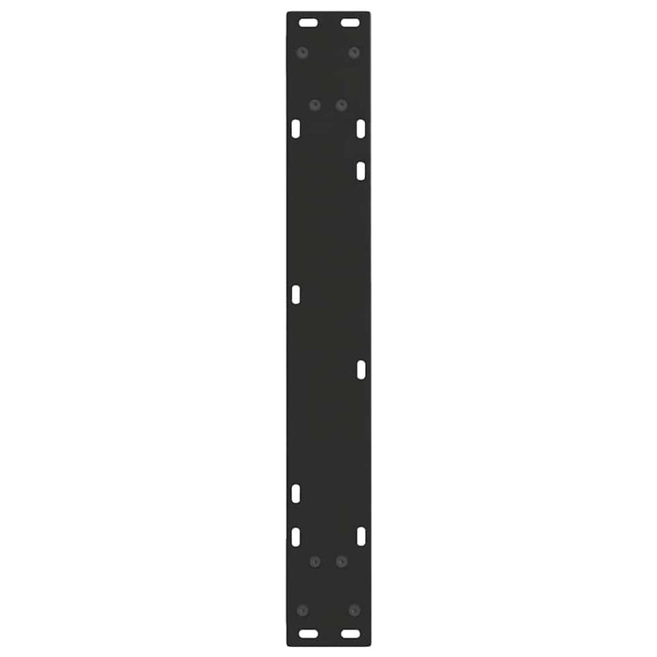spisebordsben V-formet 3 stk. sort 70 x (72-73,3) cm stål