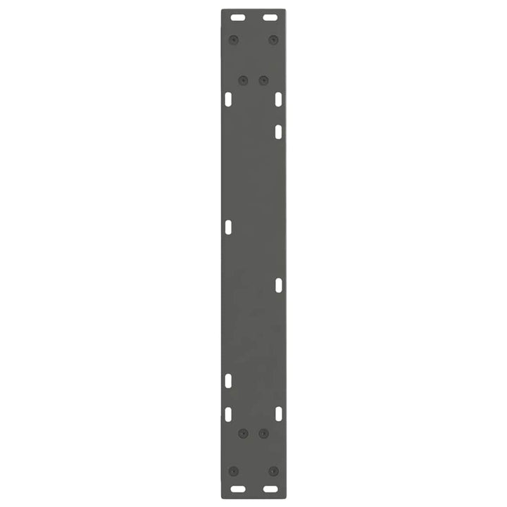 spisebordsben V-formet 3 stk. antracit 70 x (72-73,3) cm stål