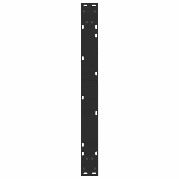 spisebordben V-formet 3 stk. sort 80 x (72-73,3) cm stål