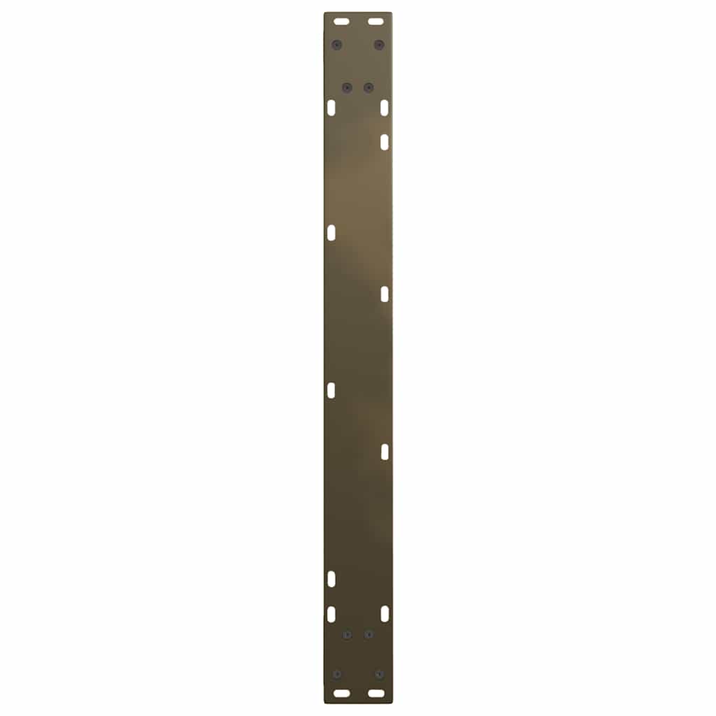 spisebordsben V-formet 3 stk. naturstål 80x(72-73,3) cm stål