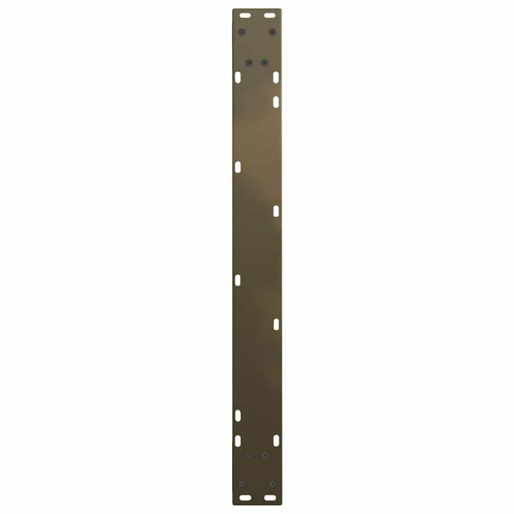 spisebordsben V-formet 3 stk. naturstål 80x(72-73,3) cm stål