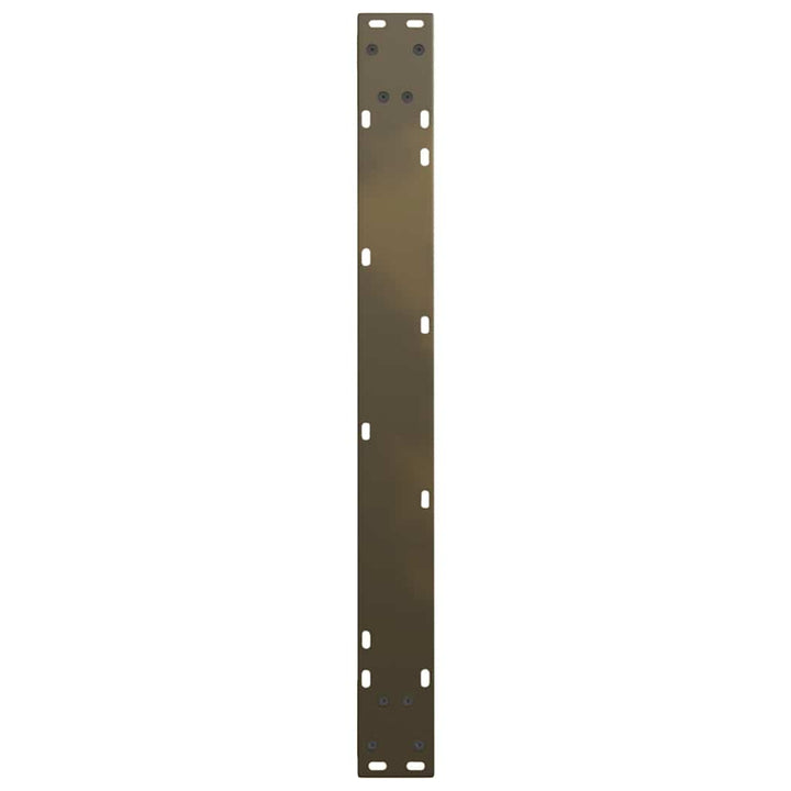 spisebordsben V-formet 3 stk. naturstål 90 x (72-73,3) cm stål
