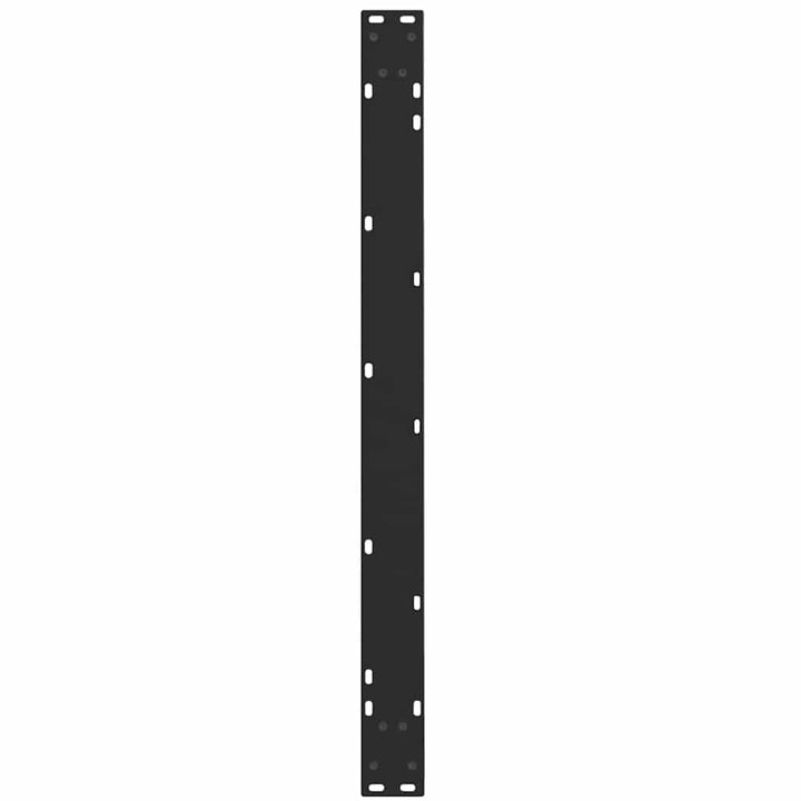 Spisebordsben V-form 3 stk Sort 100x(72-73,3) cm Stål