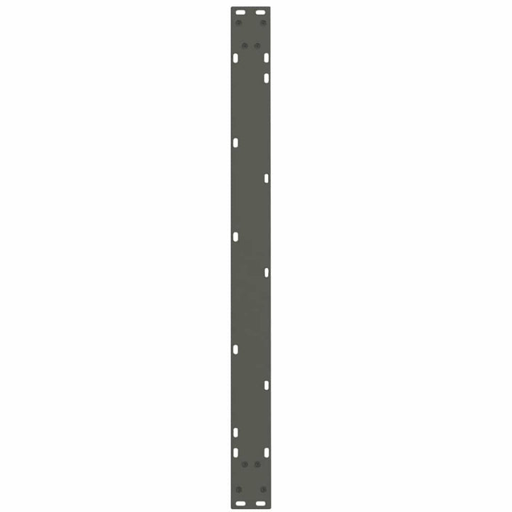 spisebordsben V-formet 3 stk. antracit 100x(72-73,3) cm stål