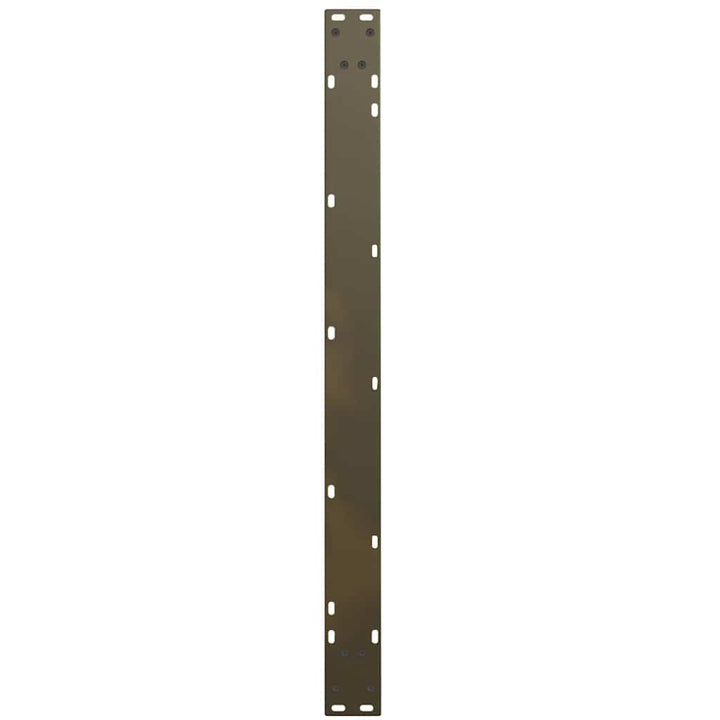 spisebordben V-formet 3 stk. naturstål 100x(72-73,3) cm stål