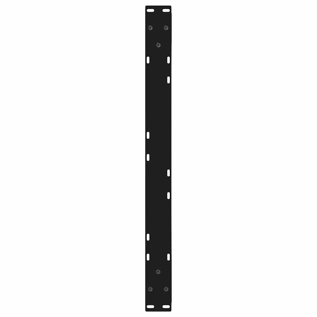 Sofabordben 2 stk Sort 70x(30-31,3) cm Stål