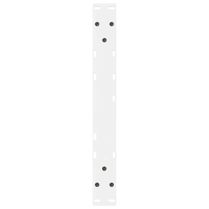 Sofabordben 2 stk Hvid 60x(42-43,3) cm Stål
