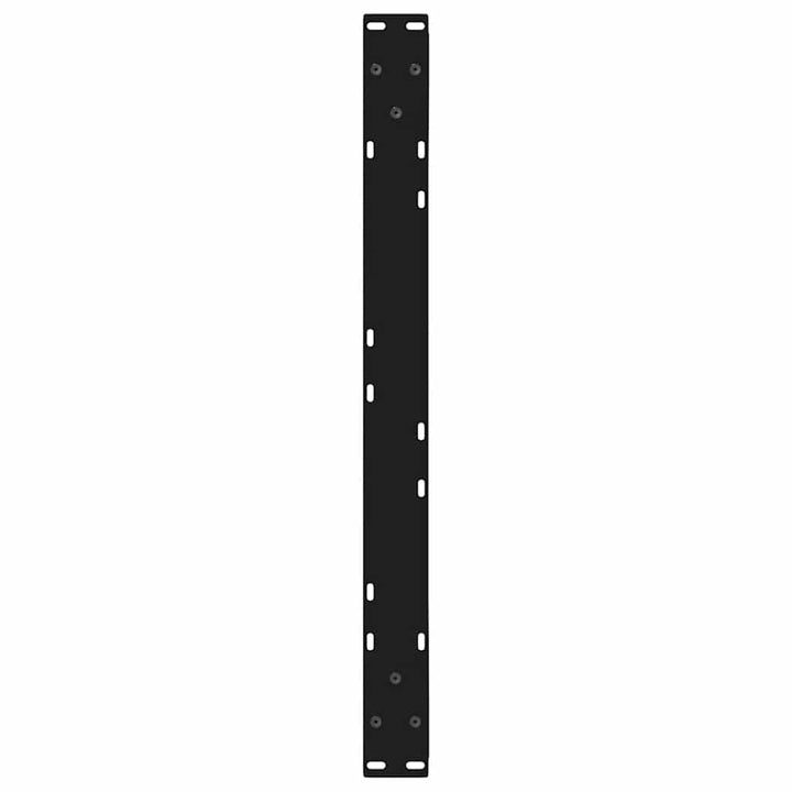 Sofabordben 2 stk Sort 70x(42-43,3) cm Stål
