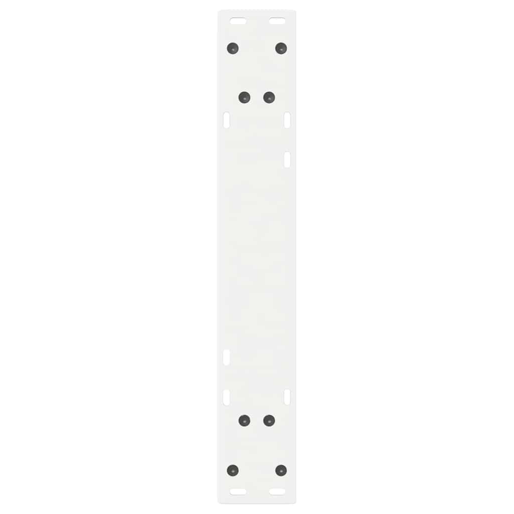 spisebordsben 2 stk. hvid 50x(72-73,3) cm stål