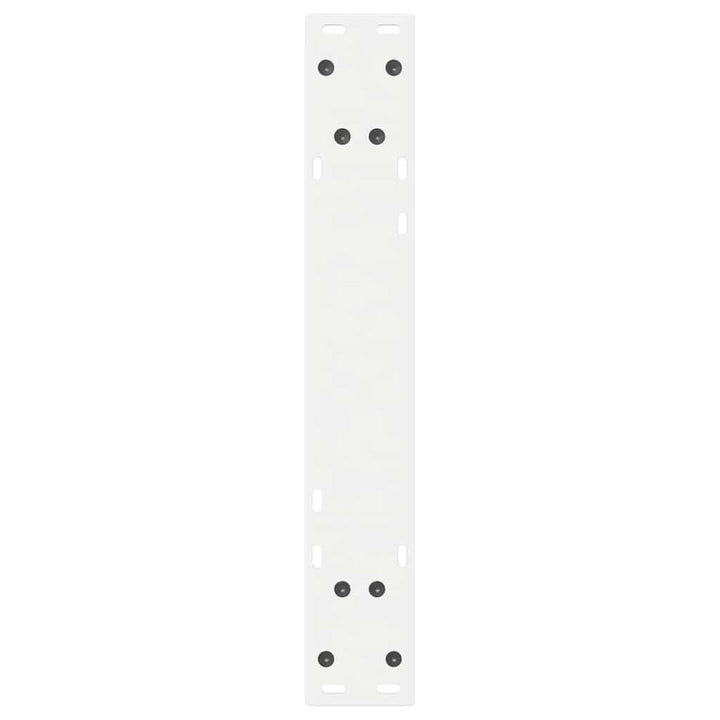 spisebordsben 2 stk. hvid 50x(72-73,3) cm stål