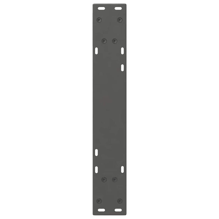 spisebordsben 2 stk. antracit 50x(72-73,3) cm stål