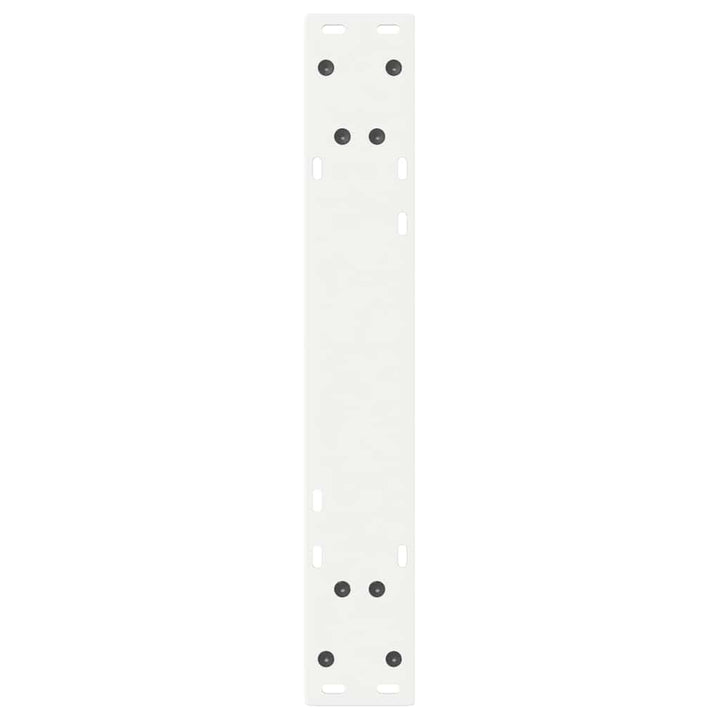 spisebordsben 2 stk. hvid 60 x (72-73,3) cm stål