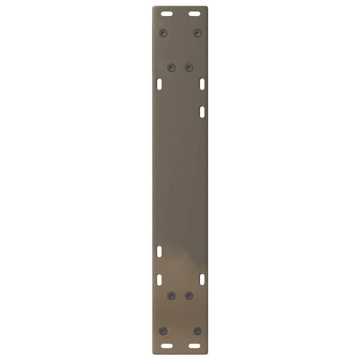 spisebordsben 2 stk. naturstål 60 x (72-73,3) cm stål