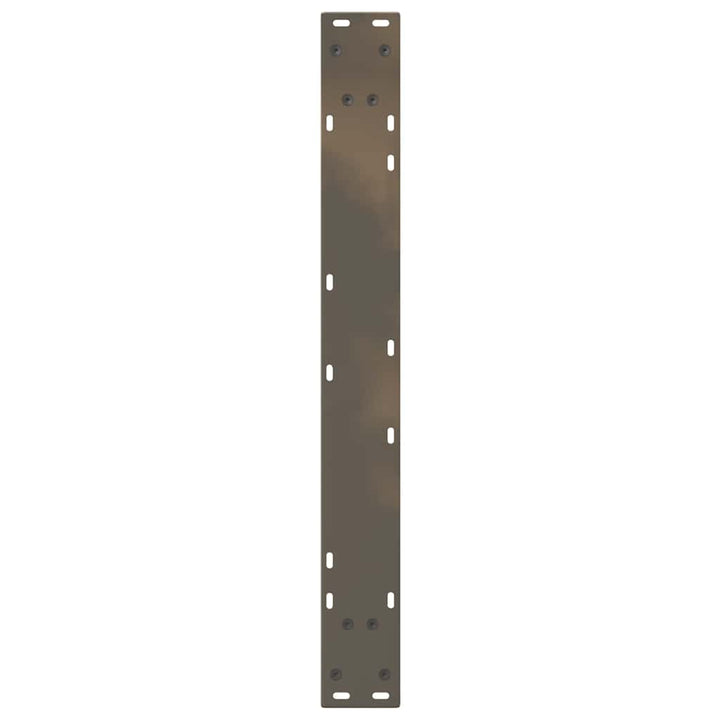 spisebordsben 2 stk. naturstål 70 x (72-73,3) cm stål