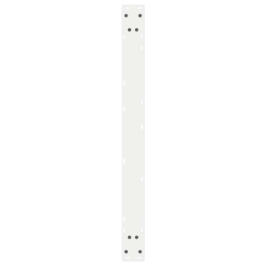 spisebordsben 2 stk. hvid 90 x (72-73,3) cm stål