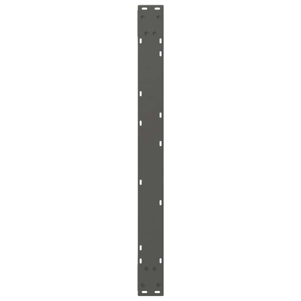 spisebordsben 2 stk. antracit 90 x (72-73,3) cm stål