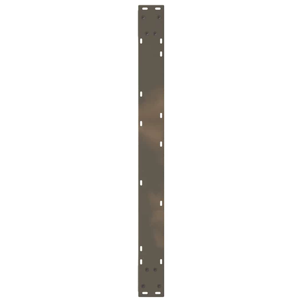 spisebordsben 2 stk. naturstål 90 x (72-73,3) cm stål