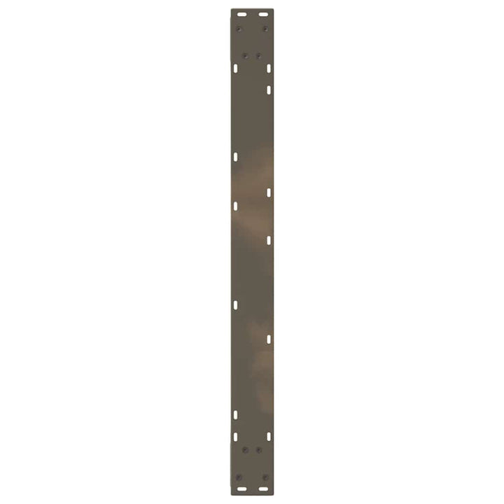 spisebordsben 2 stk. naturstål 90 x (72-73,3) cm stål