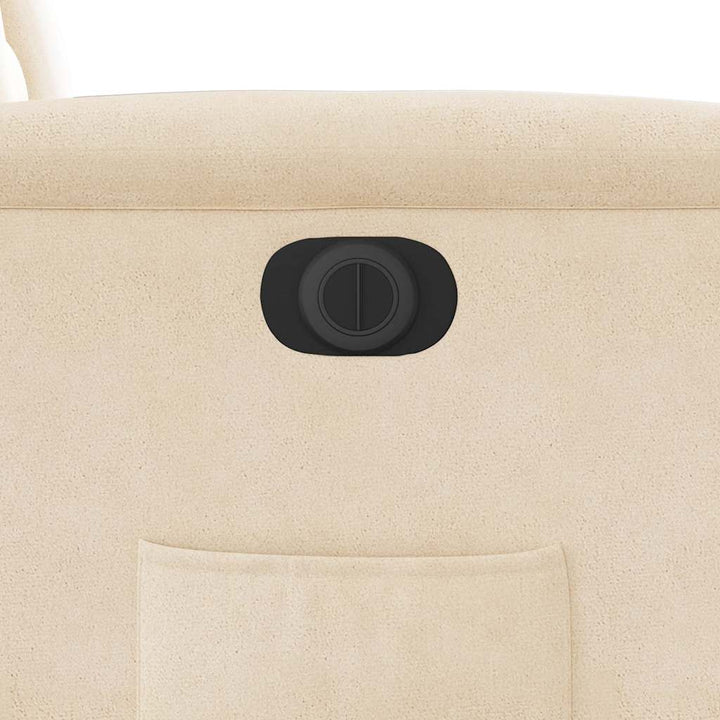 løftestol mikrofiberstof beige