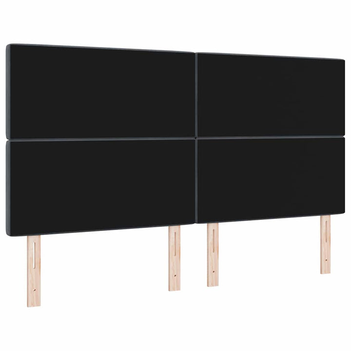 LED Sengegavl med LED -strimmellys Argyle Mørkegrå 90 cm Fløjl