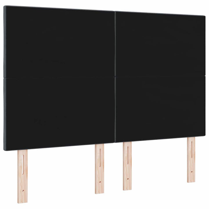 LED-sengegavl med LED -strimmellys Mørkegrå 160 cm Fløjl