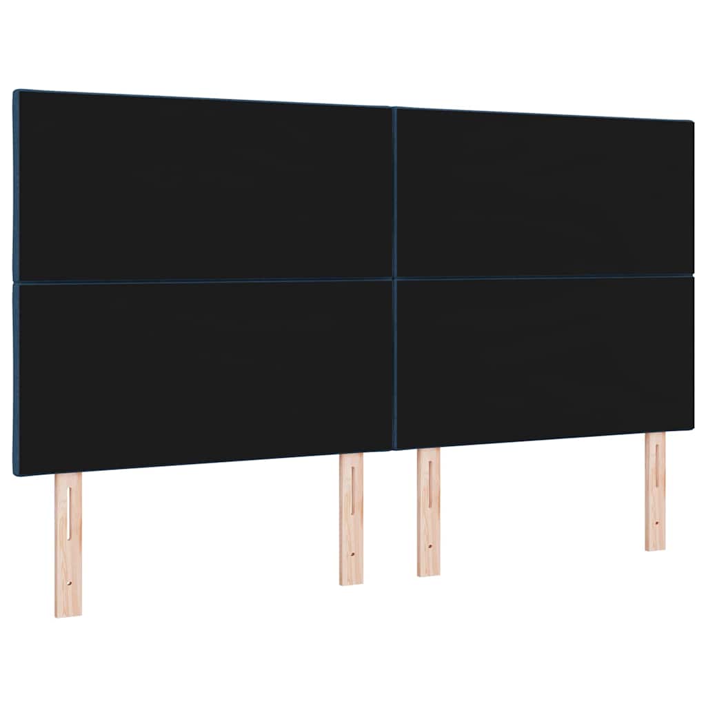 Hovedgærde med LED -strimmellys Lysegrå 180 cm Stof