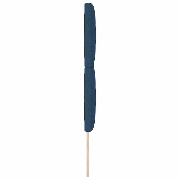 Hovedgærde med LED -strimmellys Lysegrå 180 cm Stof