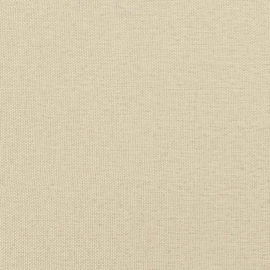 Boks madrasseng med madras creme 90x200 cm stof Creme