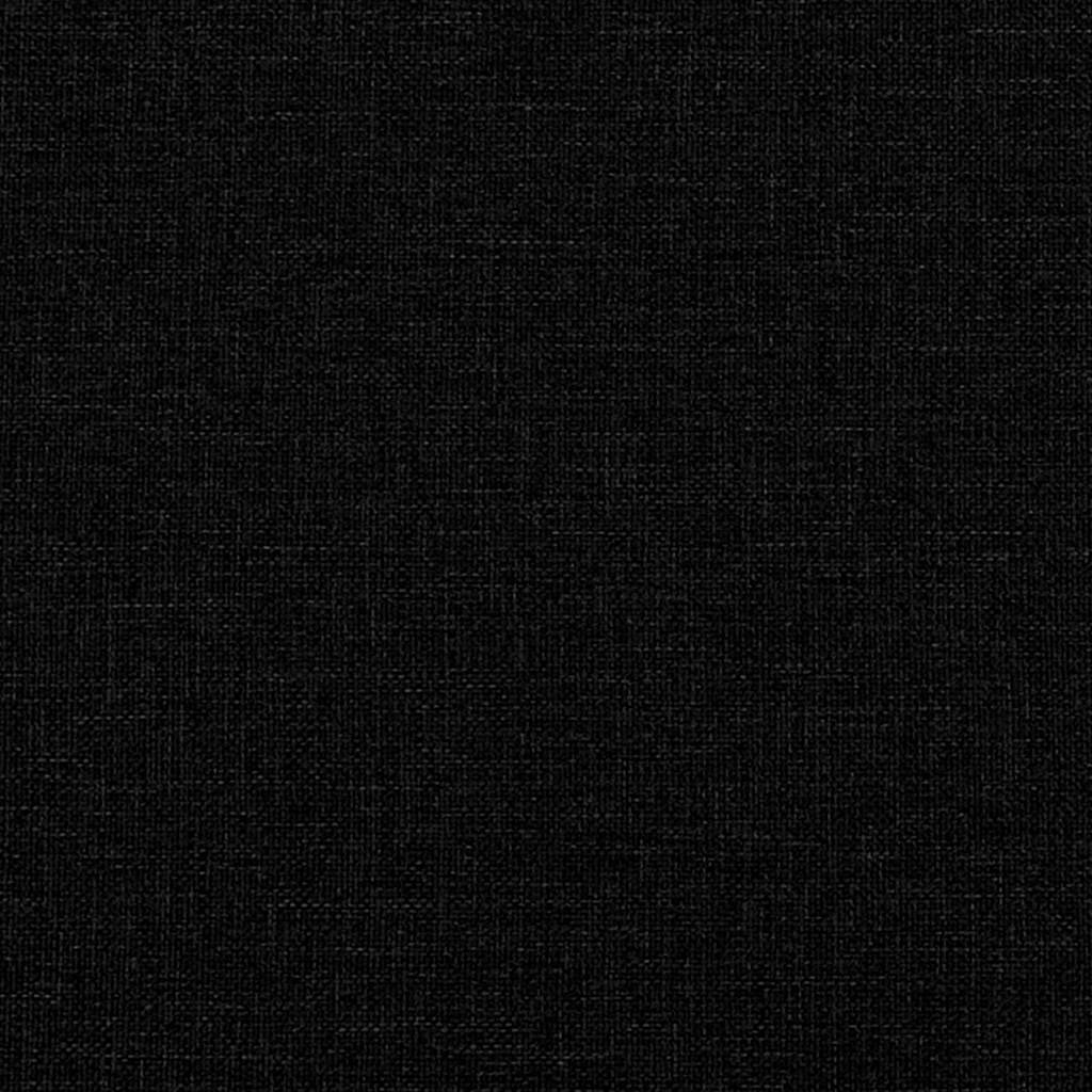 Boks madrasseng med madras creme 90x200 cm stof med madras Sort