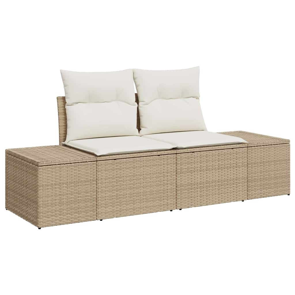 Have Spisebordssæt 7 pcs Beige og creme 100 x 55 x 73 cm