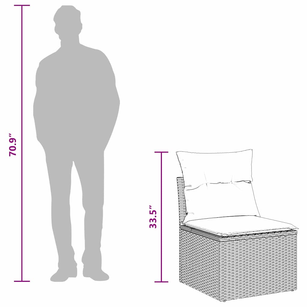 Have Spisebordssæt 5 pcs Sort og Brunt 100 x 55 x 73 cm