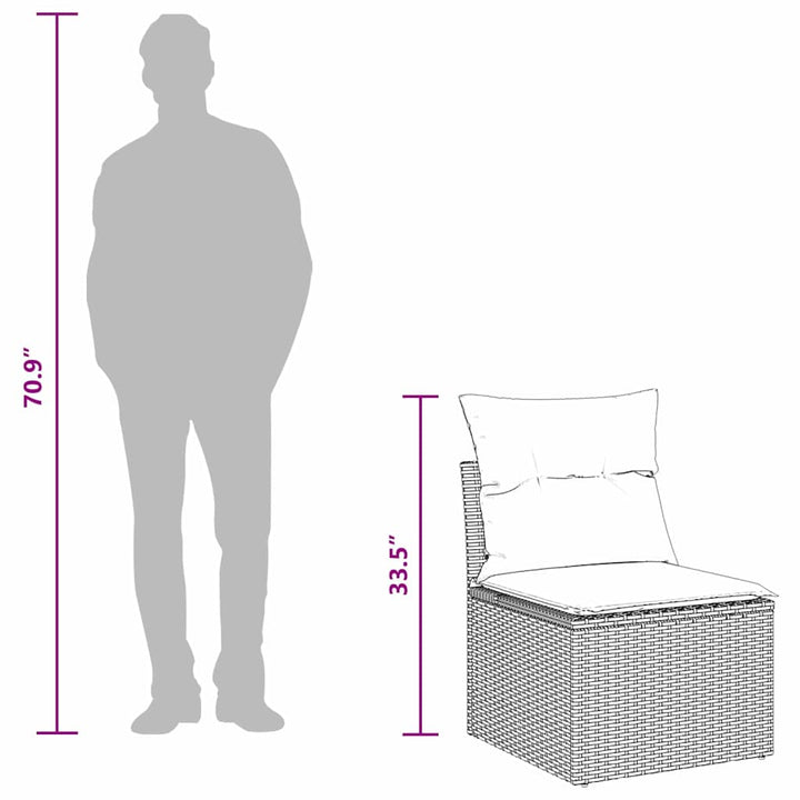Have Spisebordssæt 5 pcs Sort og Brunt 100 x 55 x 73 cm