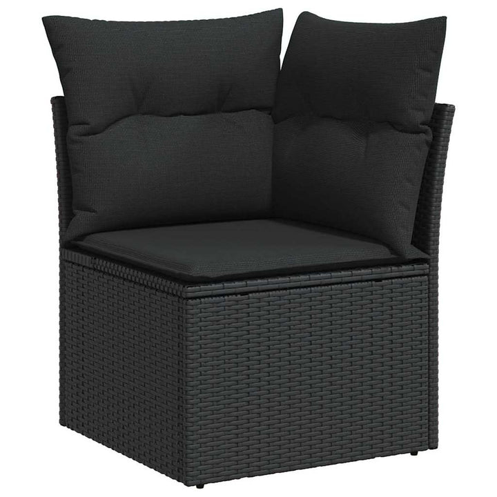 Have Spisebordssæt 11 pcs Sort og Brunt 100 x 55 x 73 cm