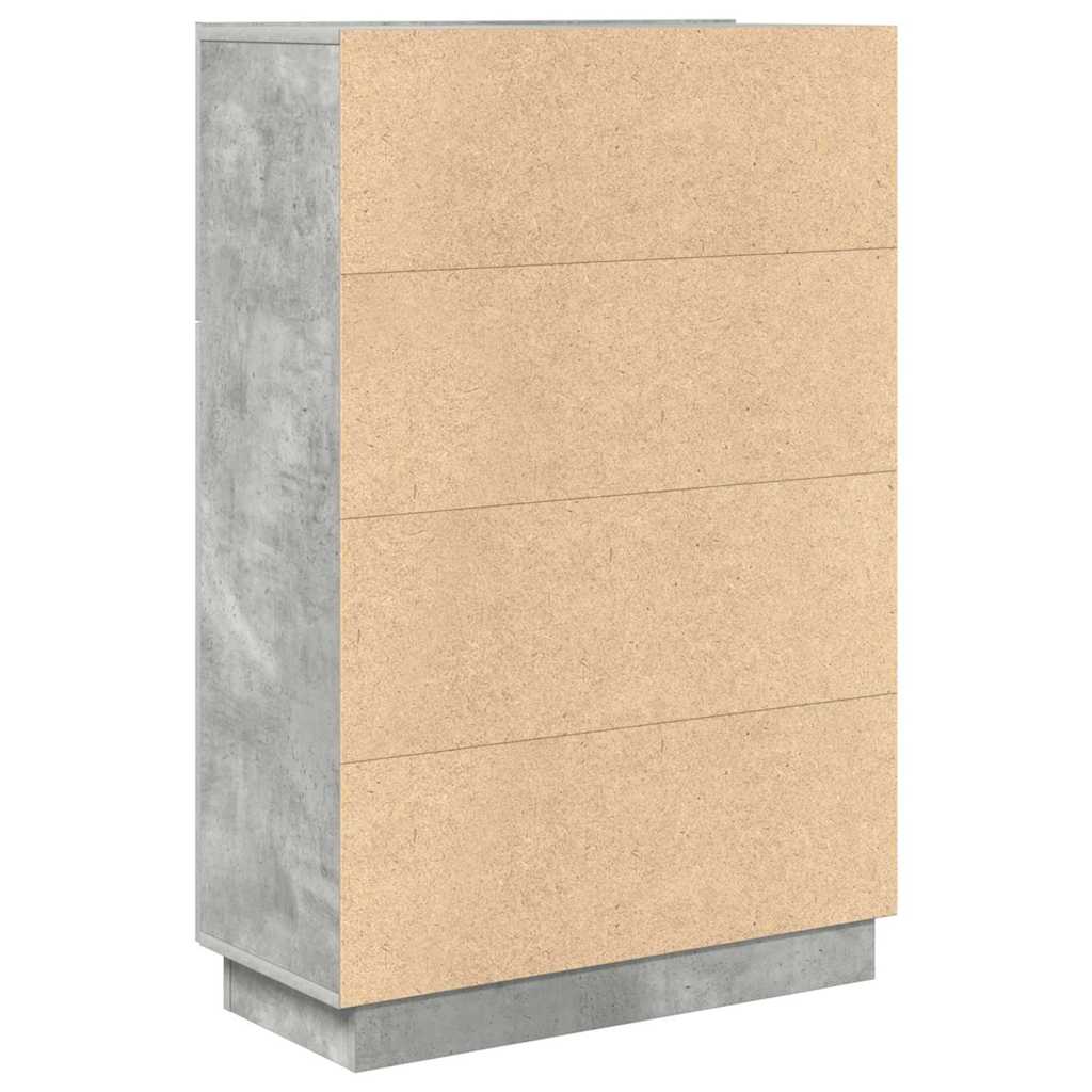 Skrivebord med hylde Grå 71,5 x 31,5 x 106,5 cm Konstrueret træ