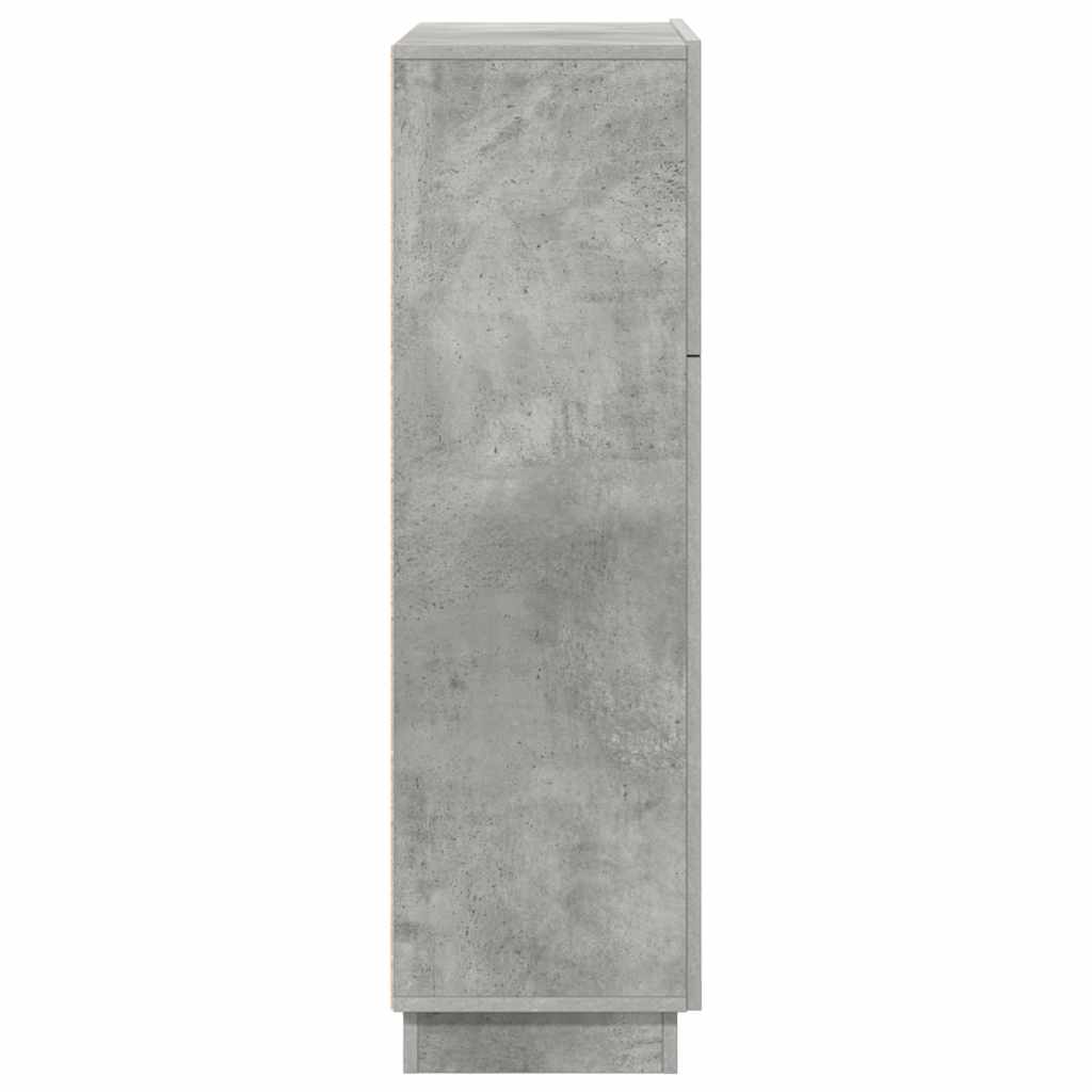 Skrivebord med hylde Grå 71,5 x 31,5 x 106,5 cm Konstrueret træ