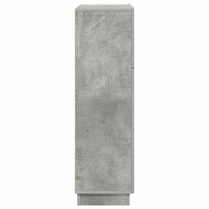 Skrivebord med hylde Grå 71,5 x 31,5 x 106,5 cm Konstrueret træ