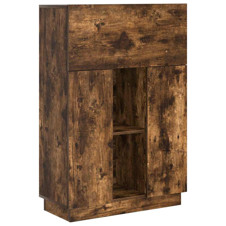 Skrivebord Røget eg 71,5 x 31,5 x 106,5 cm Konstrueret træ