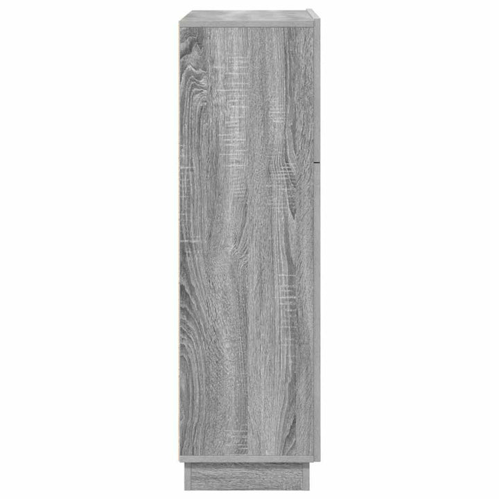 Skrivebord med hylde Grå 71,5 x 31,5 x 106,5 cm Konstrueret træ