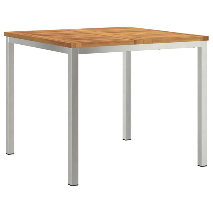 UdendørsSpisebord Brun 200x90x75 cm Solid teaktræ