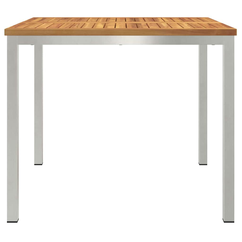 UdendørsSpisebord Brun 200x90x75 cm Solid teaktræ