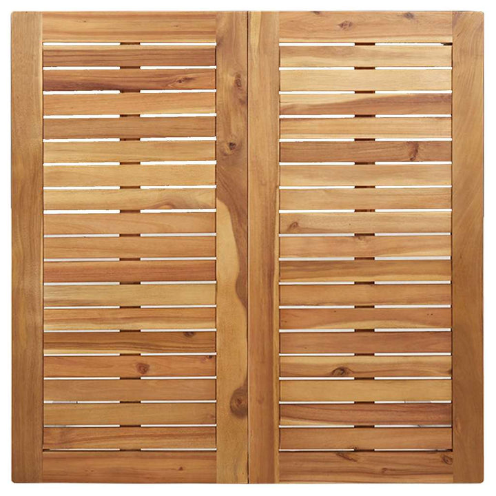 UdendørsSpisebord Brun 200x90x75 cm Solid teaktræ