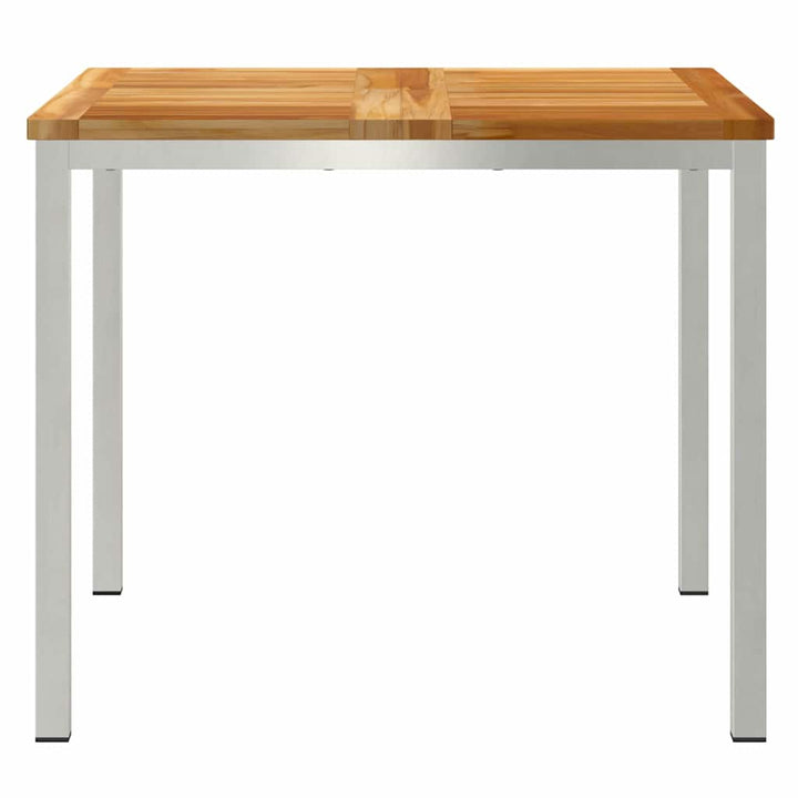 UdendørsSpisebord Brun 200x90x75 cm Solid teaktræ
