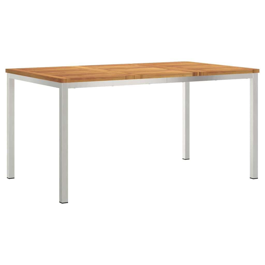 UdendørsSpisebord Brun 200x90x75 cm Solid teaktræ