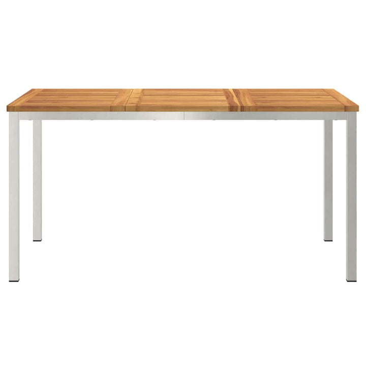 UdendørsSpisebord Brun 200x90x75 cm Solid teaktræ