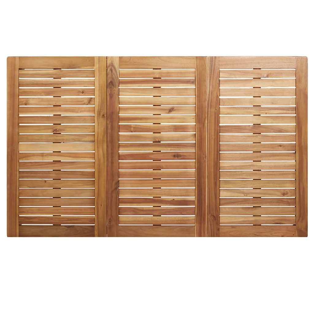 UdendørsSpisebord Brun 200x90x75 cm Solid teaktræ