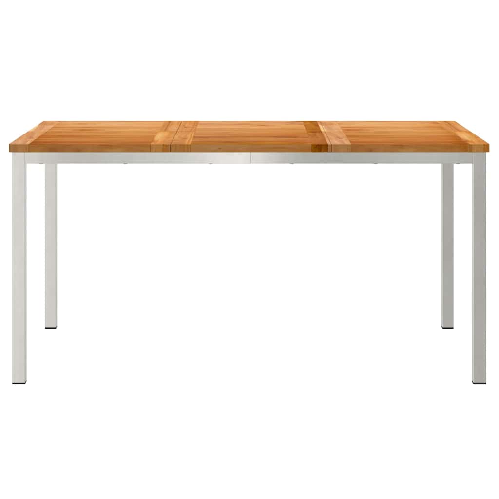 UdendørsSpisebord Brun 200x90x75 cm Solid teaktræ