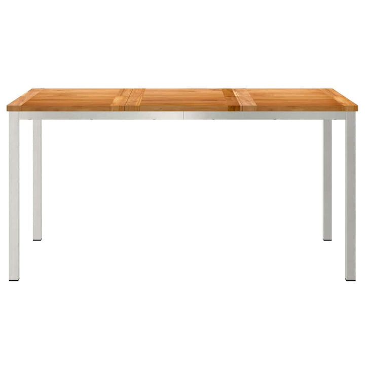 UdendørsSpisebord Brun 200x90x75 cm Solid teaktræ