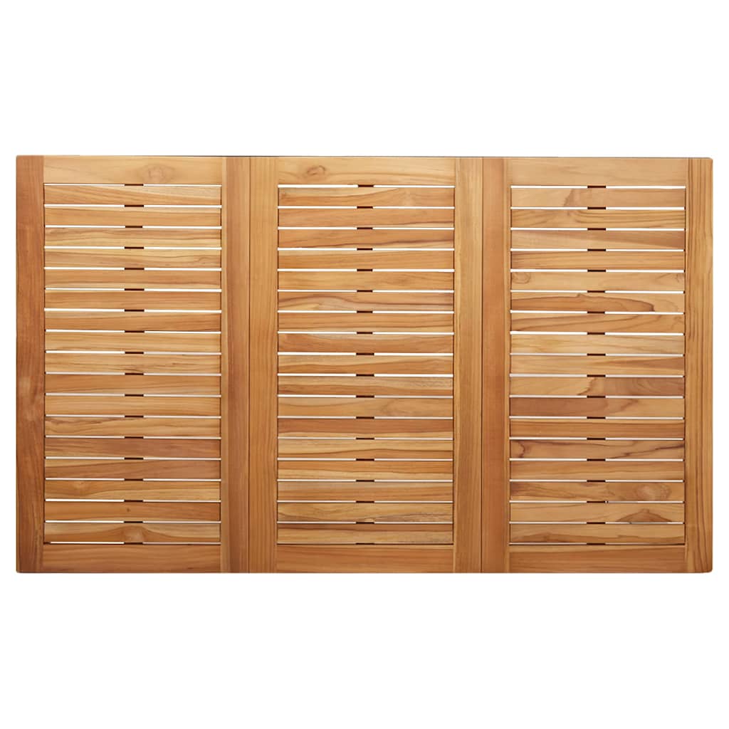 UdendørsSpisebord Brun 200x90x75 cm Solid teaktræ